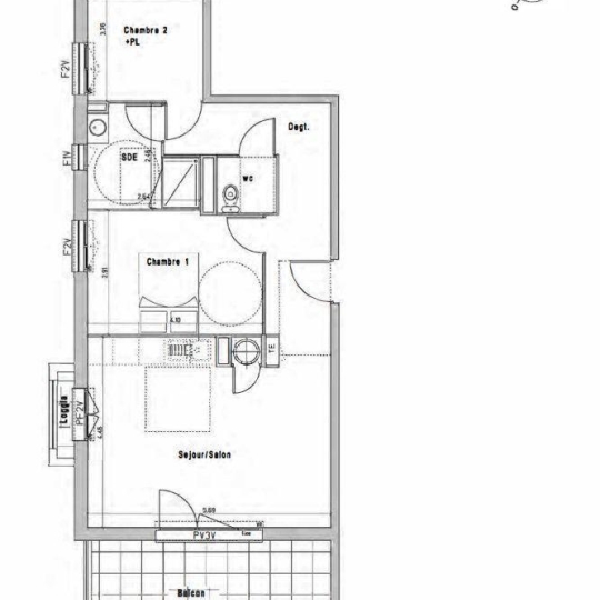  WWW.PARTENAIRIMMO.FR : Apartment | PERPIGNAN (66000) | 64 m2 | 204 000 € 