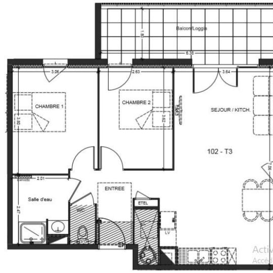  WWW.PARTENAIRIMMO.FR : Apartment | SAINT-ESTEVE (66240) | 61 m2 | 168 000 € 