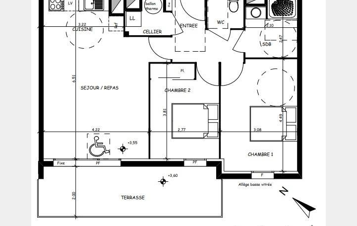 WWW.PARTENAIRIMMO.FR : Appartement | SAINT-CYPRIEN (66750) | 65 m2 | 194 000 € 