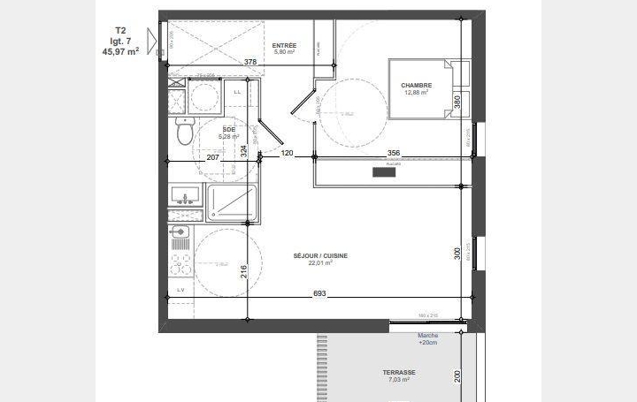 WWW.PARTENAIRIMMO.FR : Appartement | ARLES (13200) | 46 m2 | 175 100 € 